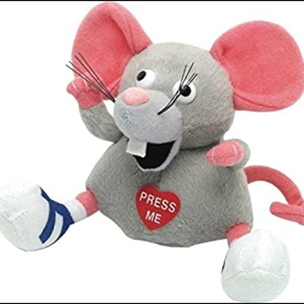 Rare Just For Laughs Talking Mouse Rat Keychain